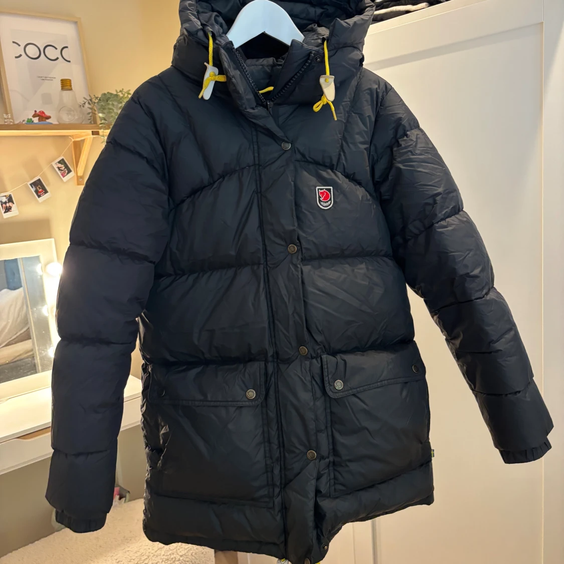 Svart Fjällräven Expedition dunjacka XS - 1