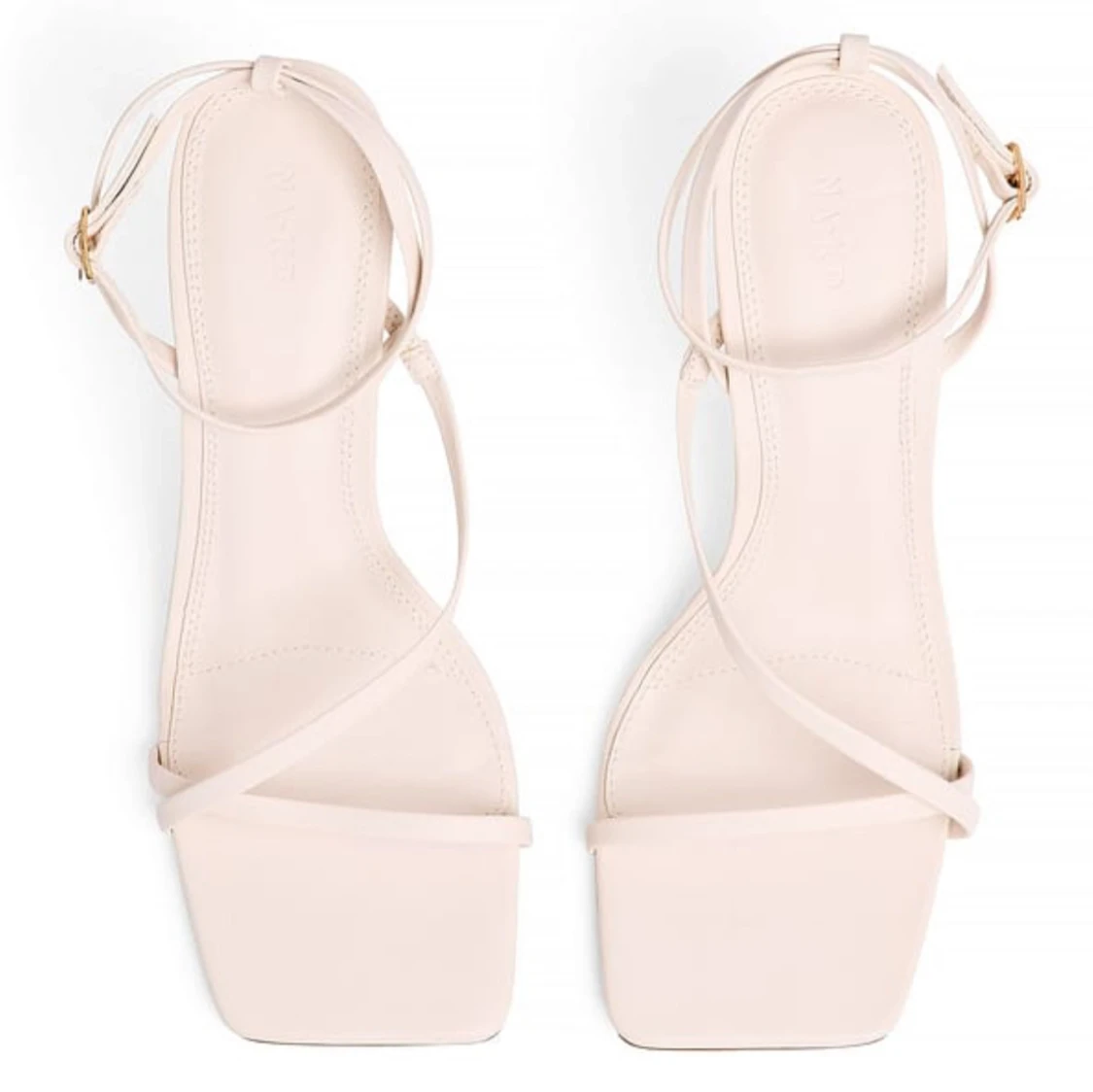 Hourglass högklackade skor - vit - 1