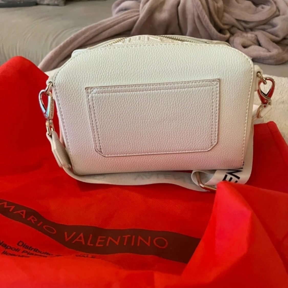 Vit axelväska från Mario Valentino - 3