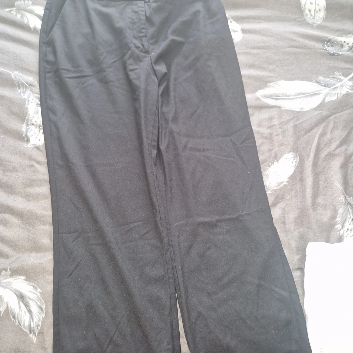 Svarta kostymbyxor med raka ben - 2