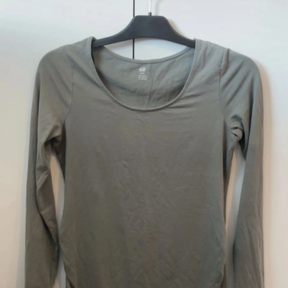 Grön långärmad topp från H&M - 1