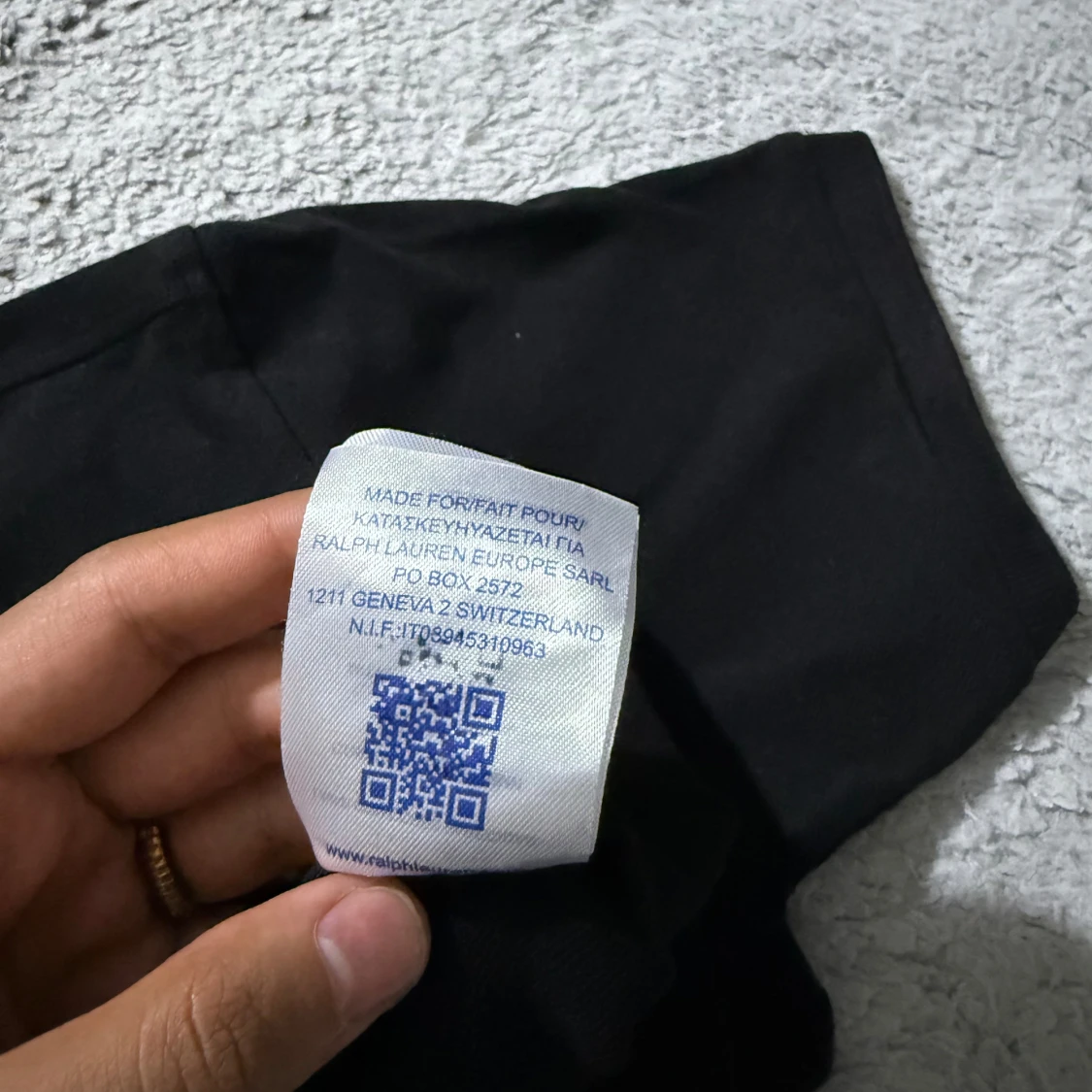 Svart pikétröja från Polo Ralph Lauren - 4