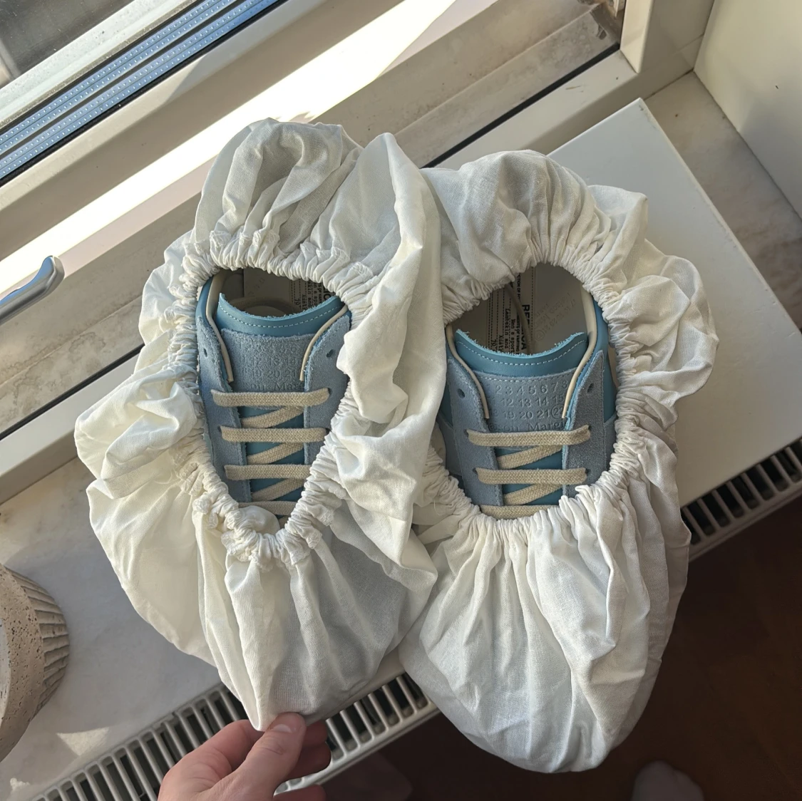 Maison Margiela blå sneakers - 2