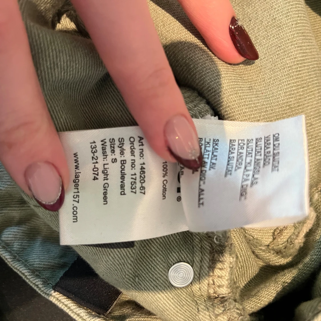 Ljusgröna jeans - 2