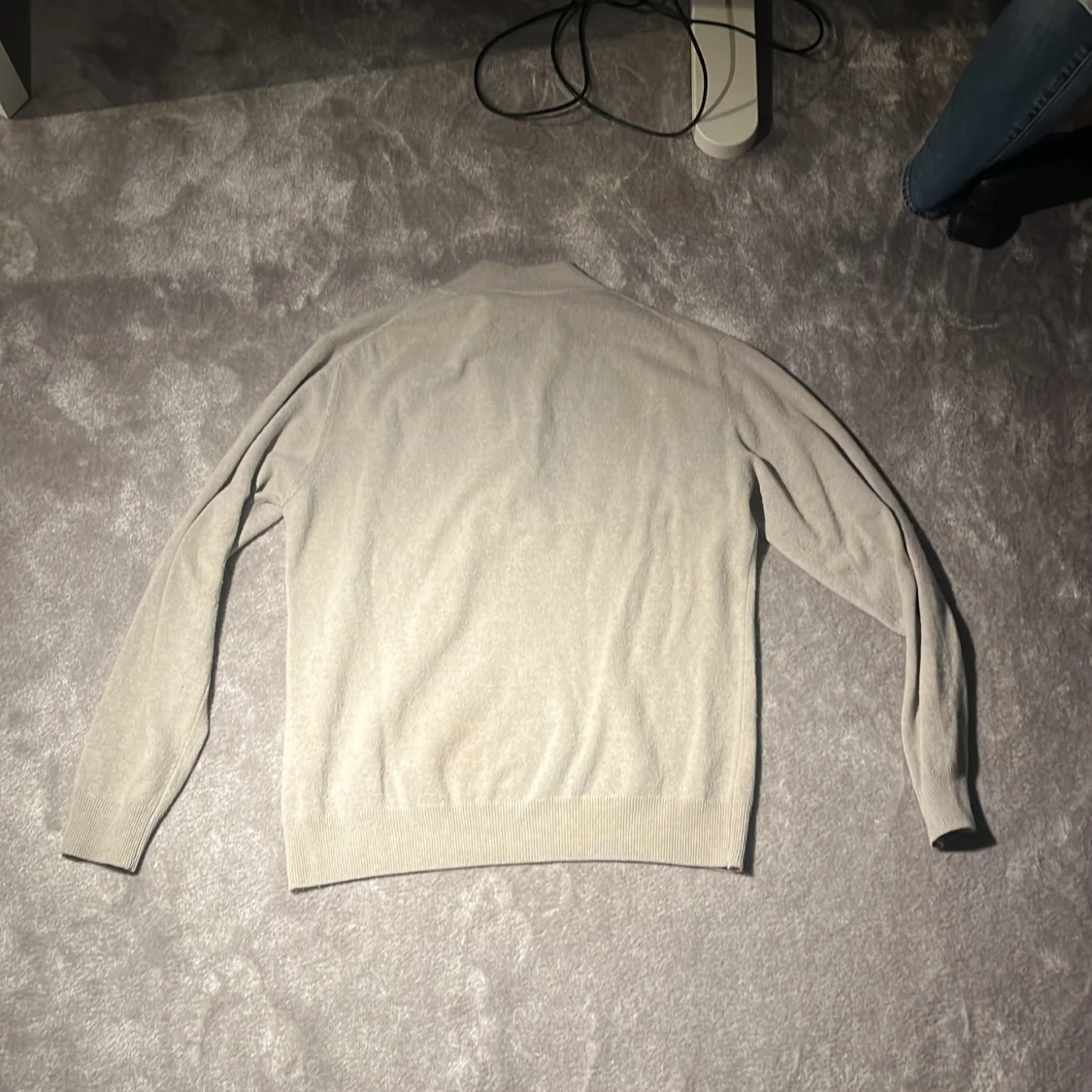 Ljusgrå half zip-tröja Oscar Jacobson - 2