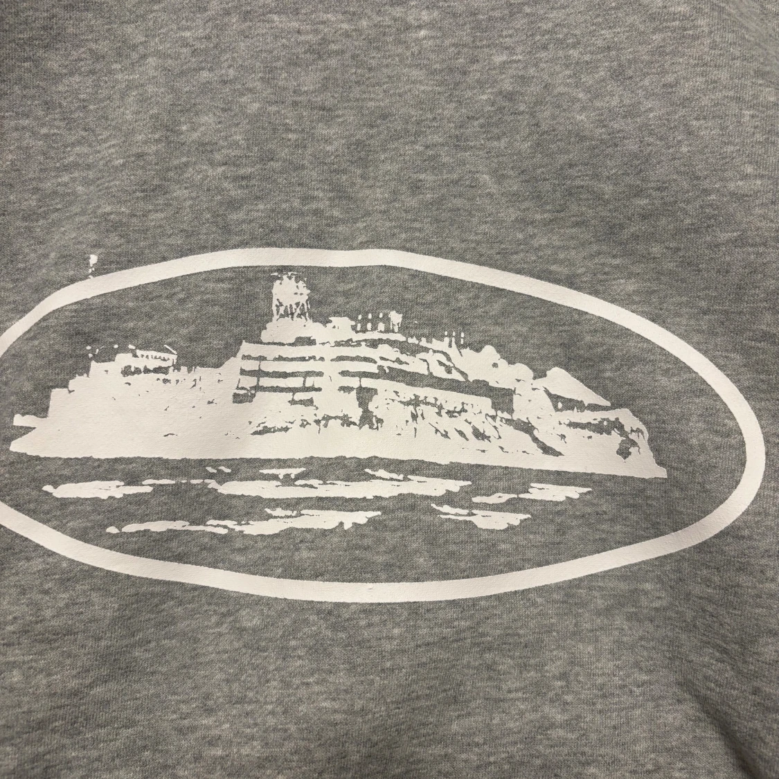 Grå corteiz hoodie  - 2