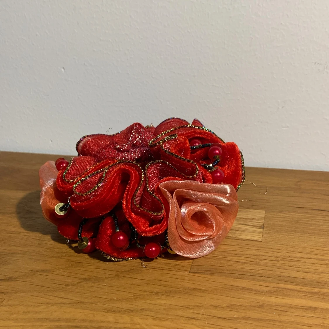 4 st färgglada scrunchies  - 3