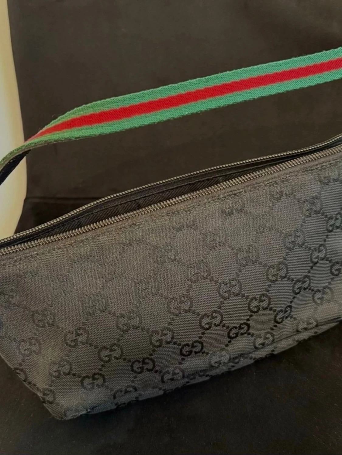 Äkta vintage Gucci boat väska - 6
