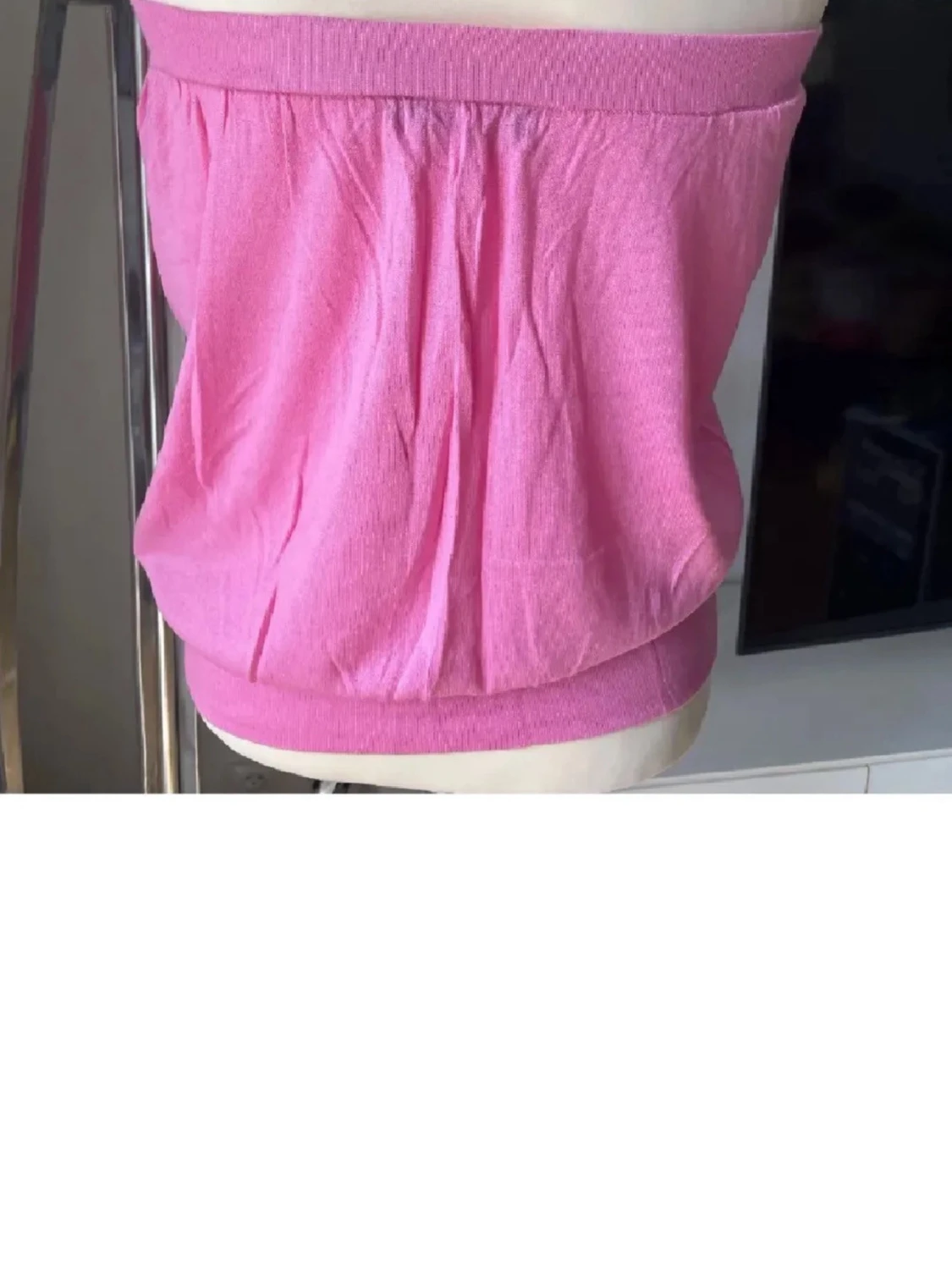 Rosa bandeau tubtopp - 2