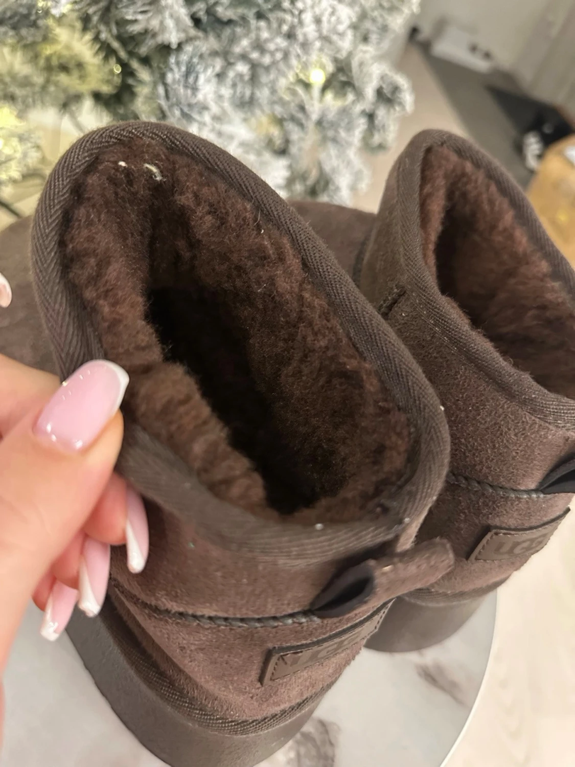 Bruna UGG boots i mocka - 2