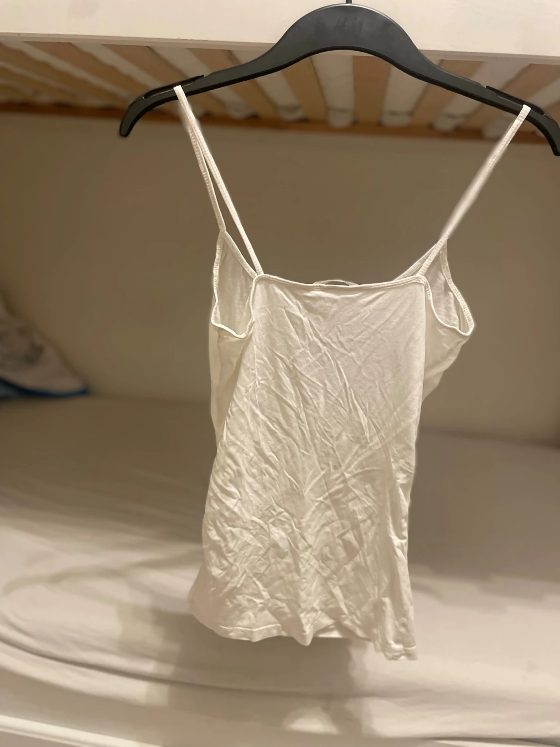 Vit linnetopp från H&M Basic XS - 1