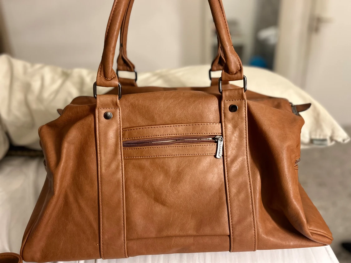 Brun axelväska från Elegance - 1
