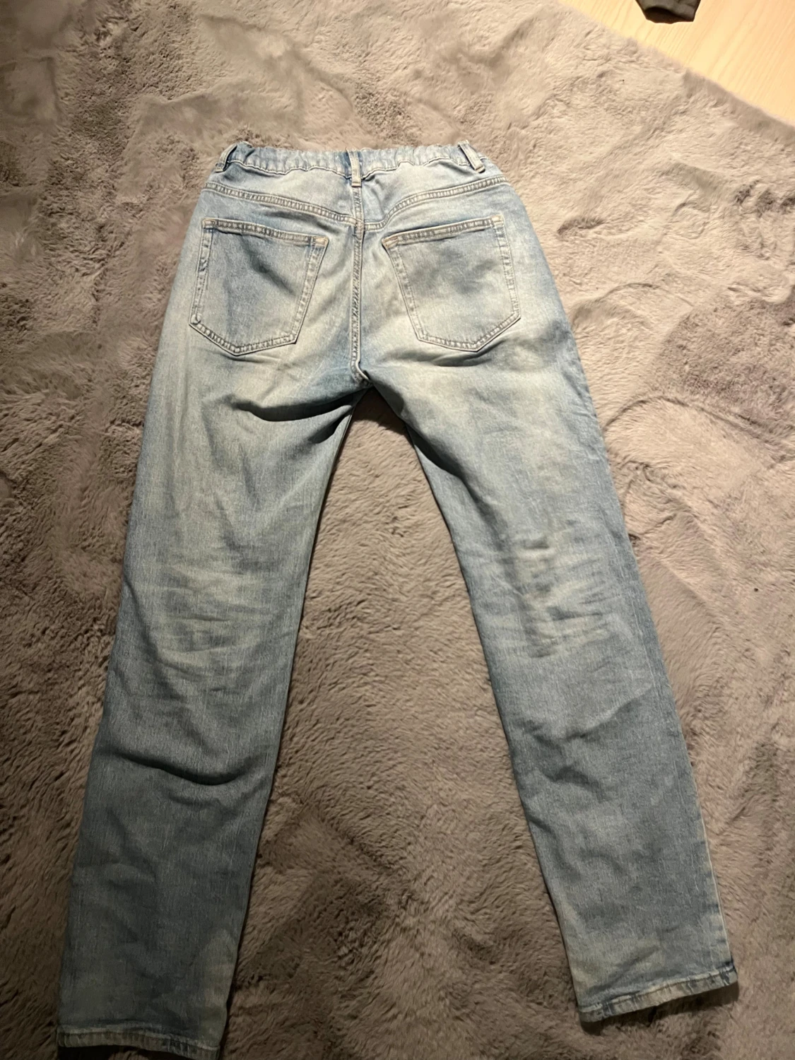 Ljusblå jeans från Lindex Stl 164 - 1
