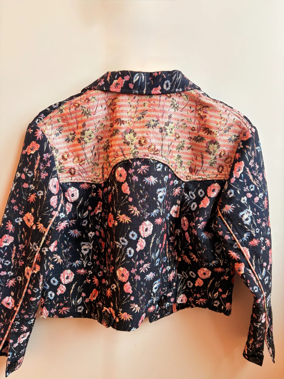 Blommig jeansjacka från Custommade - 1