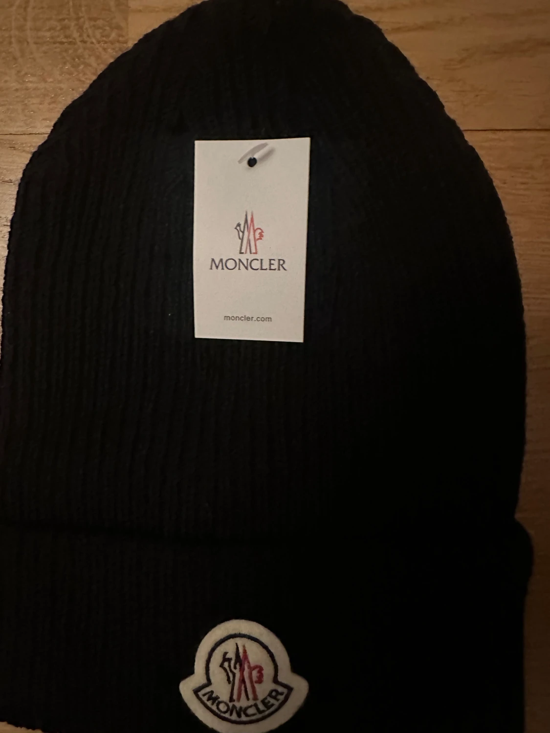 Svart Moncler mössa - 3