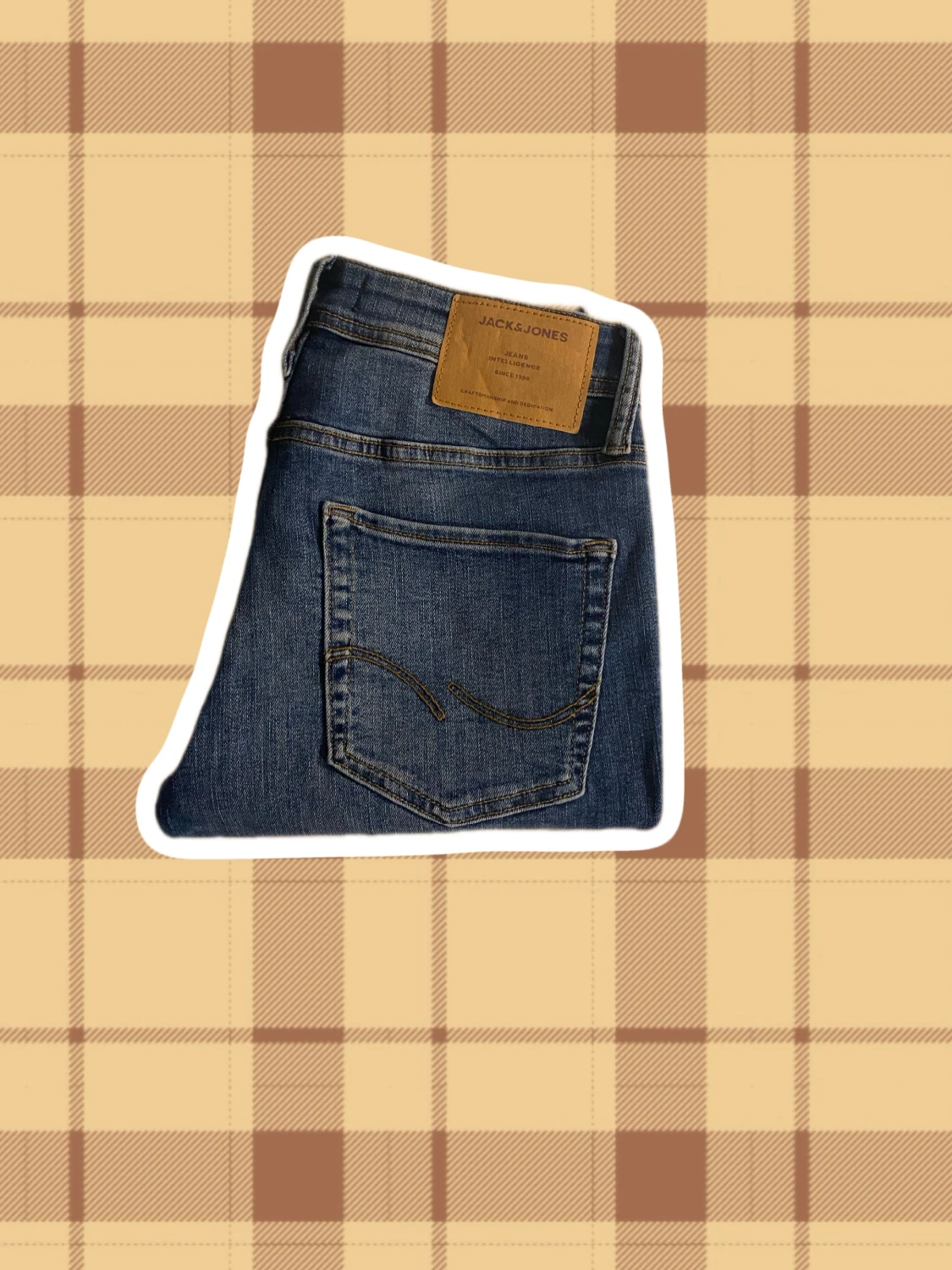 Blå slim jeans från Jack & Jones - 2