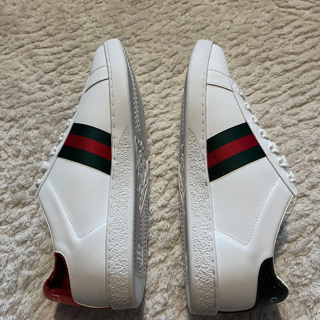 Gucci Ace sneakers med orm och ränder - 2