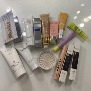 Nya produkter  - 70-100kr beroende på produkt, det mesta är oöppnat, vissa av produkterna är testade några enstaka gånger Kan fixa peketpris vid köp av flera saker 