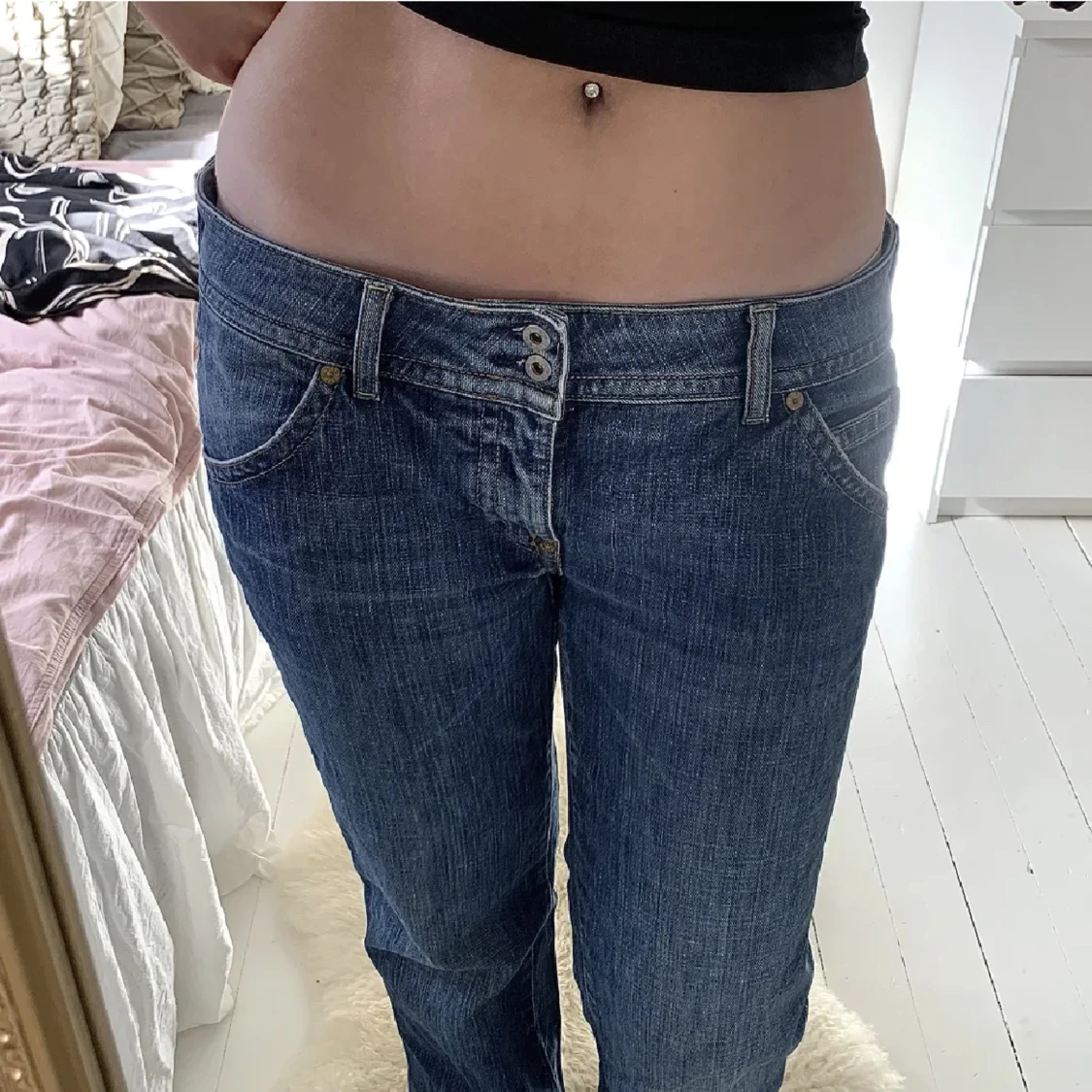 Lågmidjade Guess jeans