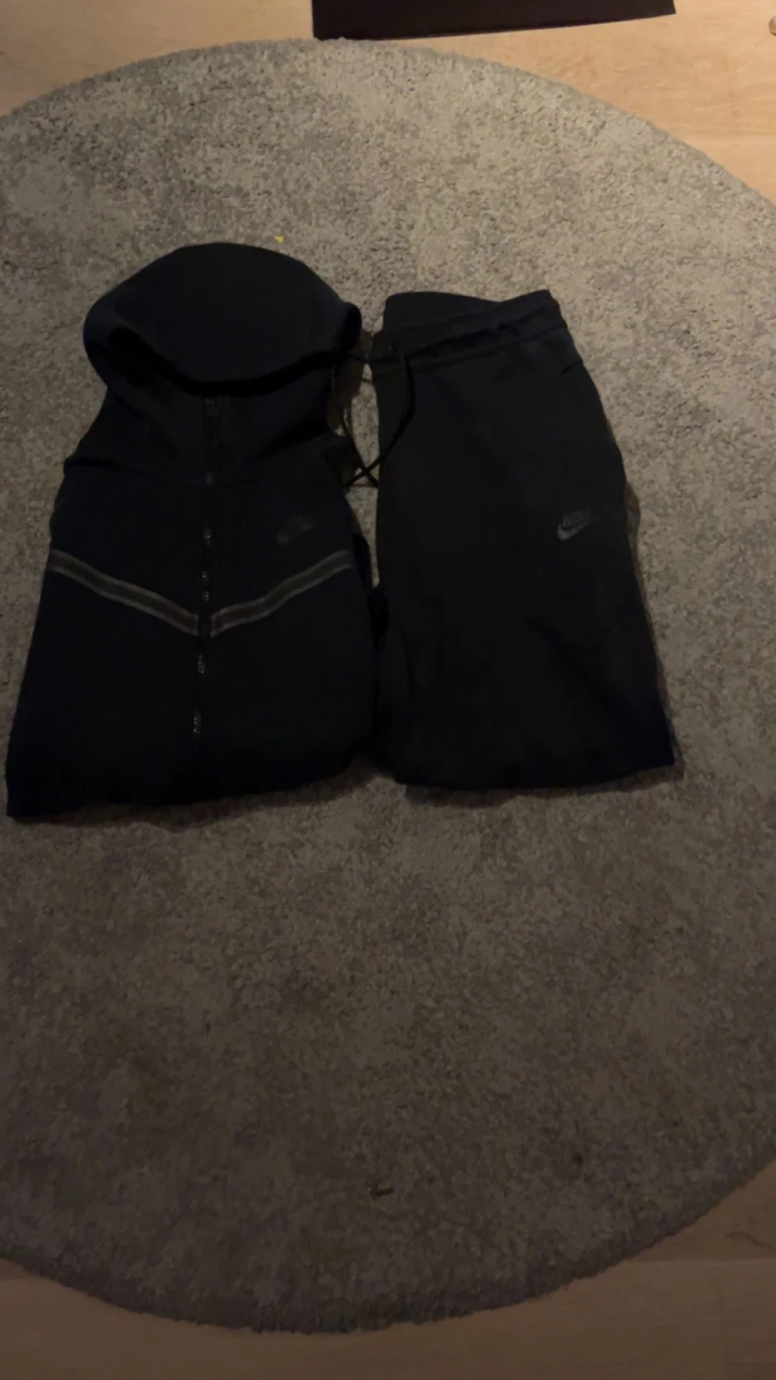 Nike tech fleece dress svart