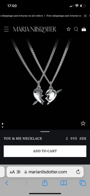 Intressekoll  - Intressekoll på den högra oanvända halvan av you and me  halsbandet! (Pilen uppåt)