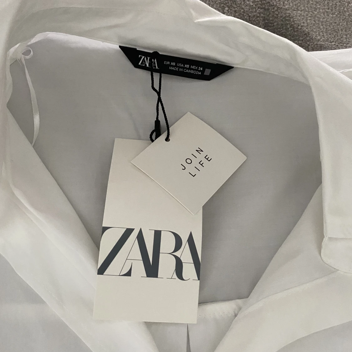 Oversized vit skjorta - 91