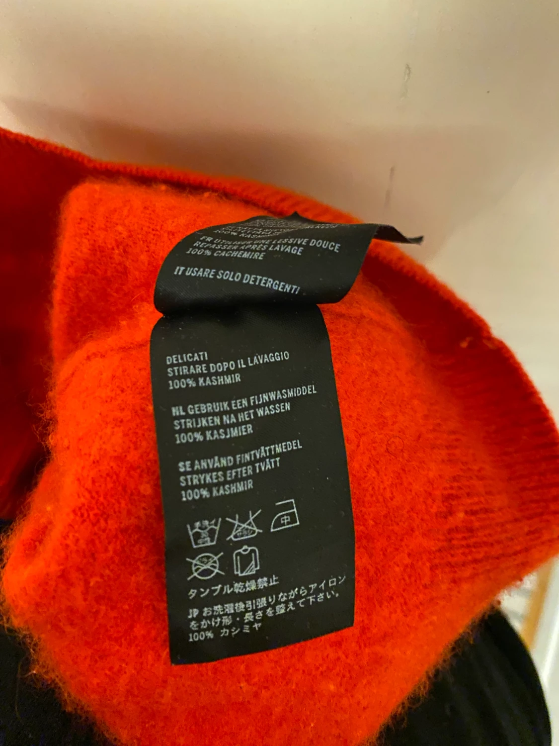 Tre kvartsärmad kashmir tröja❣️ - 90