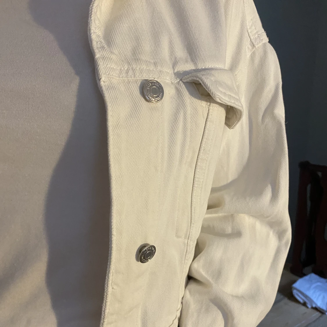 Vit jeansjacka  - 90