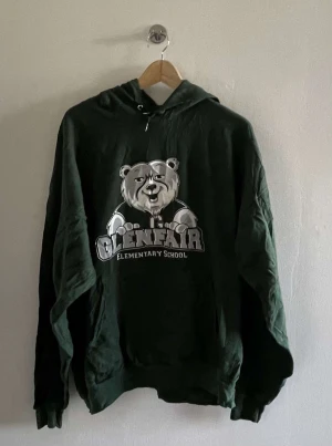 Grön Bears Huvtröja - Säljer nu min gröna Bears huvtröja i storlek 2XL, tycker man om oversized är denna perfekt. Den är i 7.5/10 skick, men gjort i ett varm material. 