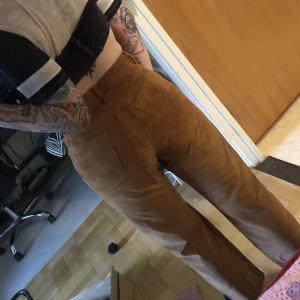 Äkta läder byxor  - Inga fel  Mjukt foder