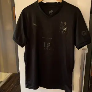 Säljer denna feta Dortmund all black limited edition 22/23 tröja med Reus på ryggen. Säljer den för att jag har köpt en annan. 10/10 skick och Inge defekter alls 