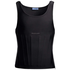 MUGLER KORSETT TOPP - Helt oanvänd Mugler korsett topp med fina detaljer från utsåld kollektion. Passar S men också XS. Sista bilden är min men finns fler bilder om det önskas och man kan buda tills senast slutet av v31 från startpris 400 eller köpa direkt för bra pris 🖤