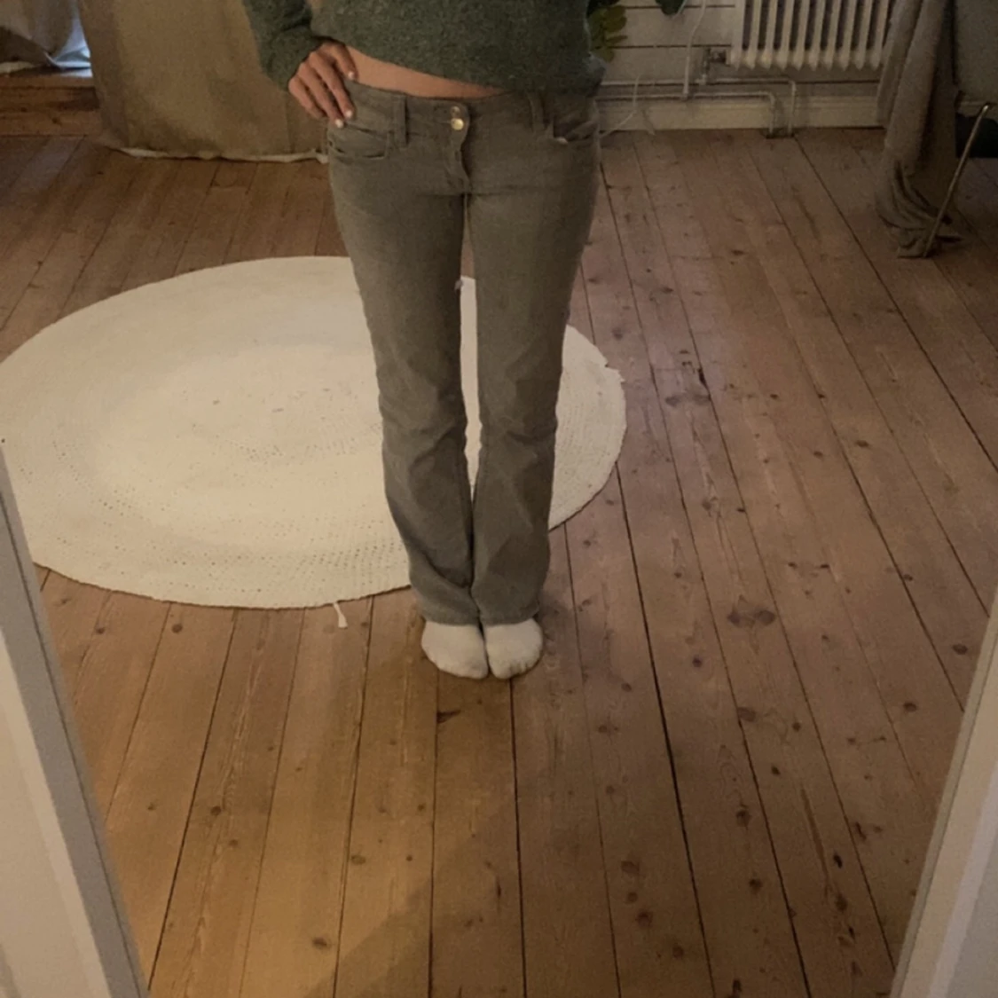 Lågmidjade jeans