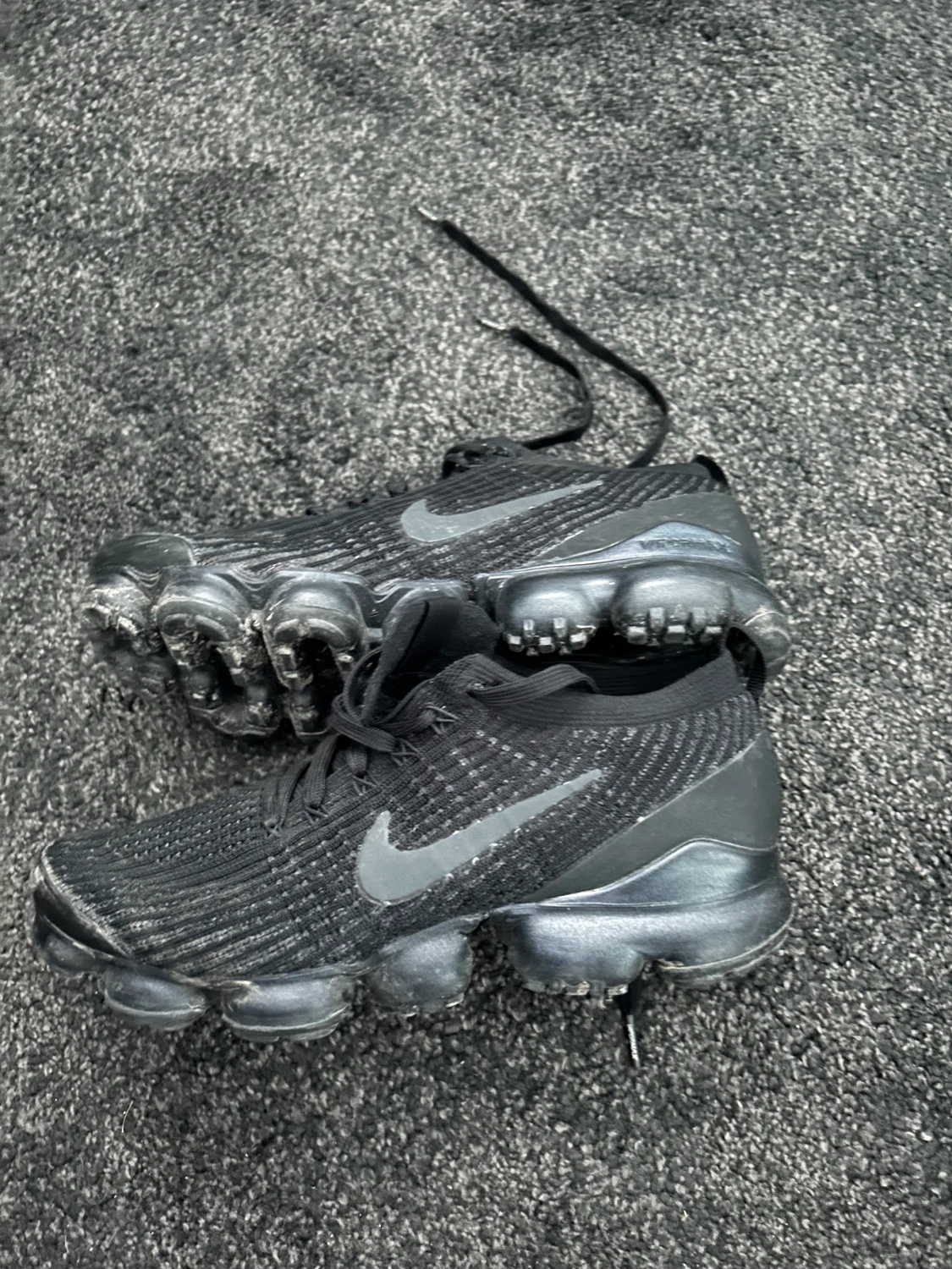 Svarta Nike Vapormax Flyknit 3