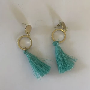 Örhängen  - Turkos färg på örhängen 