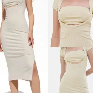Bershka klänning - En beige klänning från köpt på zalando från Bershka för 299kr. 