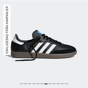 Adidas samba - Säljer mina bara några dagar gamla adidas samba original. På grund av fel storlek. Endast använde vid få tillfällen. 