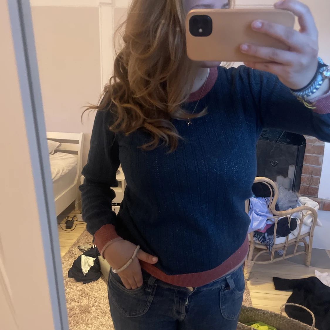 Lång ärmad tröja - 90