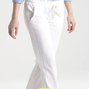 Vita linne byxor - Ett par jätte fina linne byxor som är vita som jag själv köpte på Plick men som tyvärr inte passade ❤️