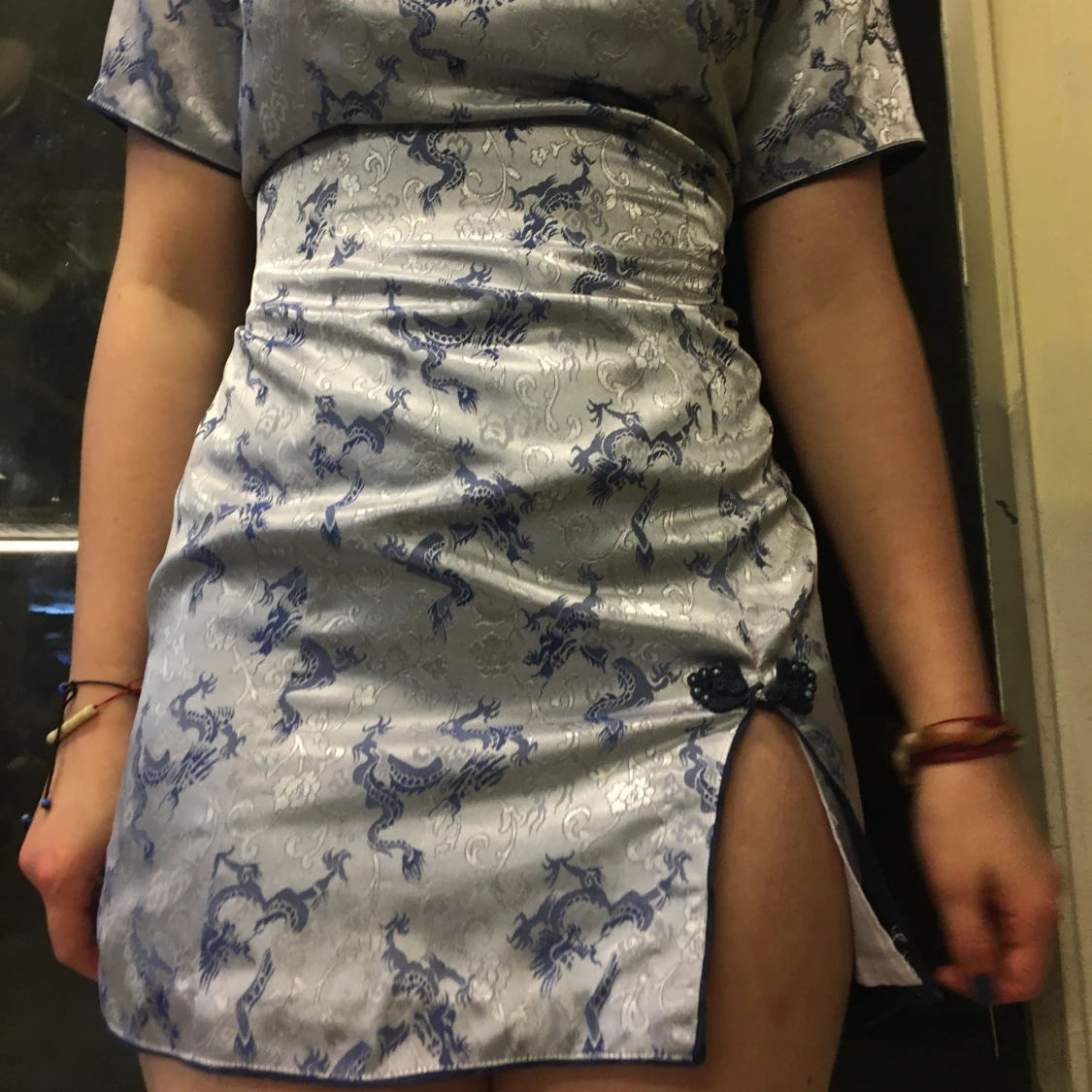 siden klänning - 91