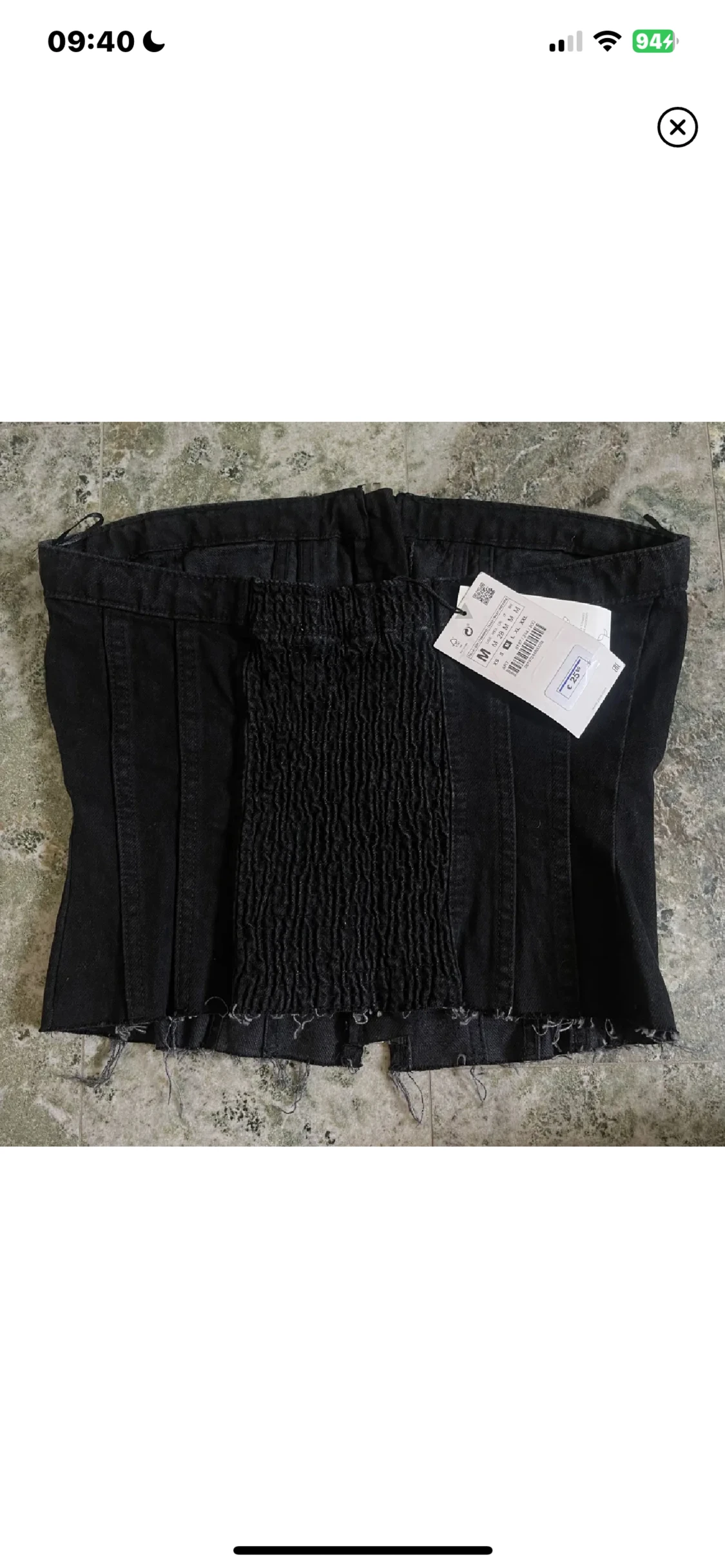 jeans Korsett topp  - 90