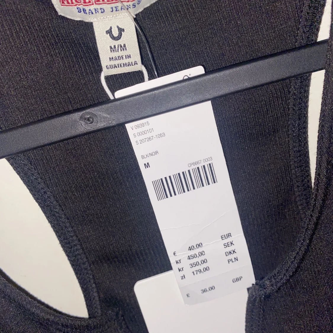 True religion svart linne - 90