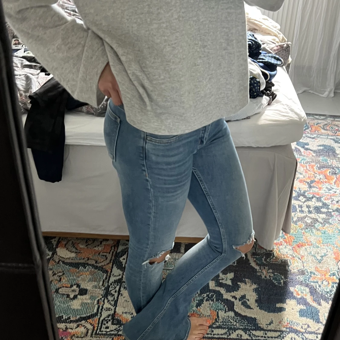 Lågmidjade jeans - 90