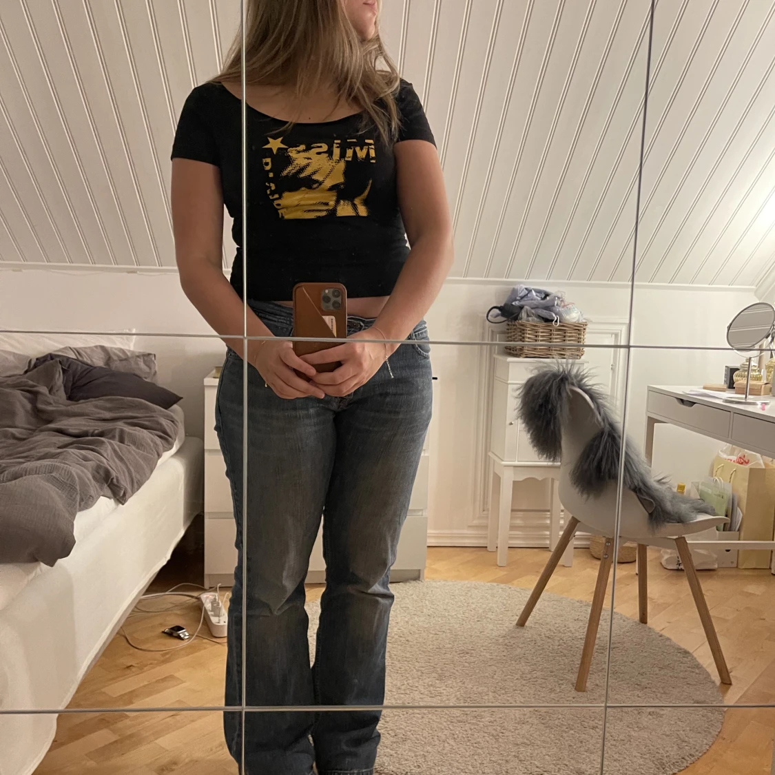 T-shirt med tryck - 90