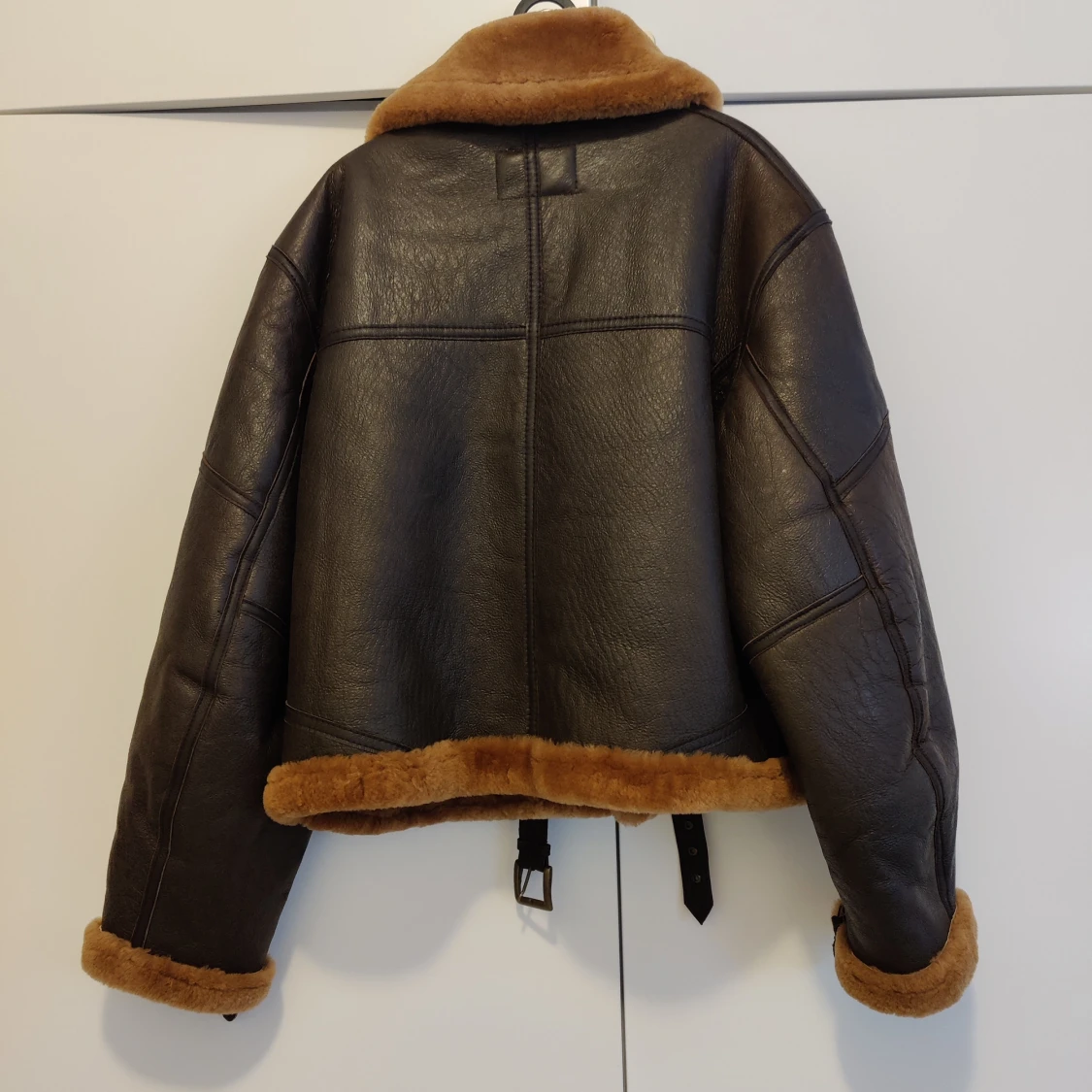 Pilotbomber jacka i äkta lammskinn! - 90