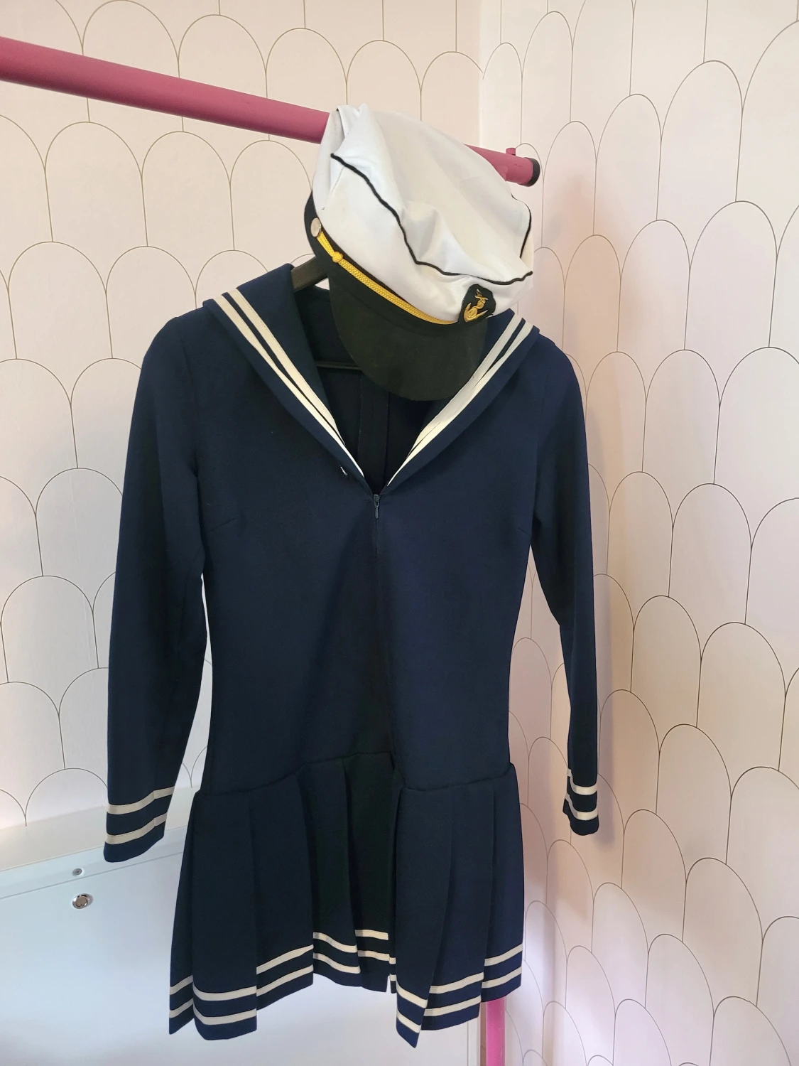 Söt sailor klänning st 36