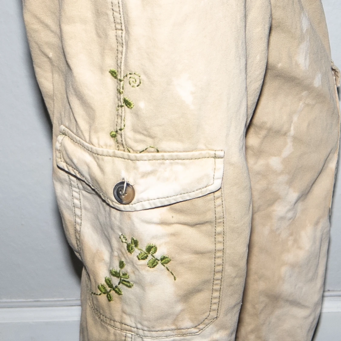 Byxor med broderi - 90