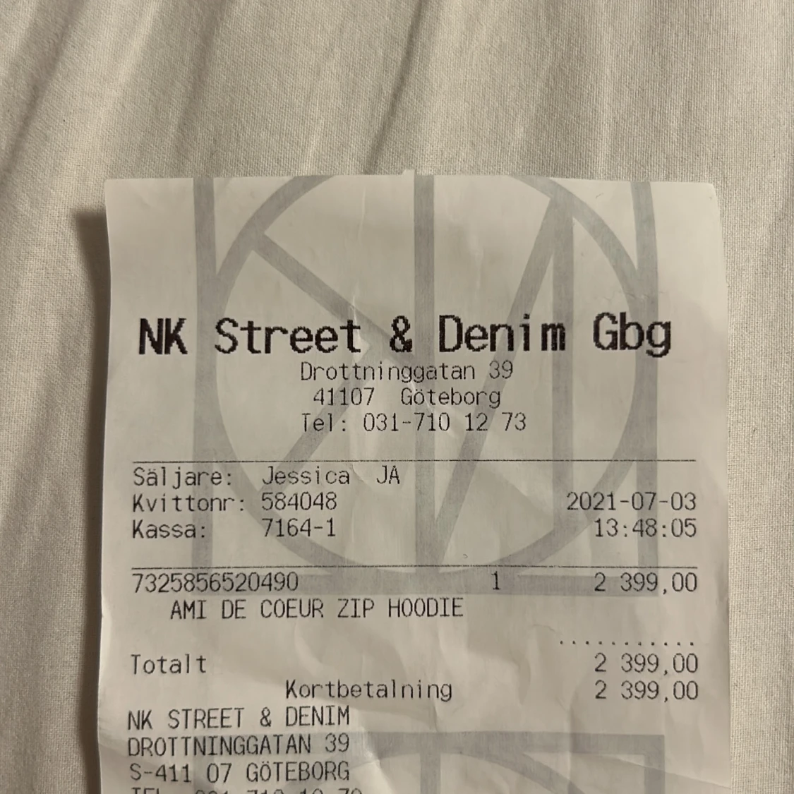 Ami zip hoodie  - 91