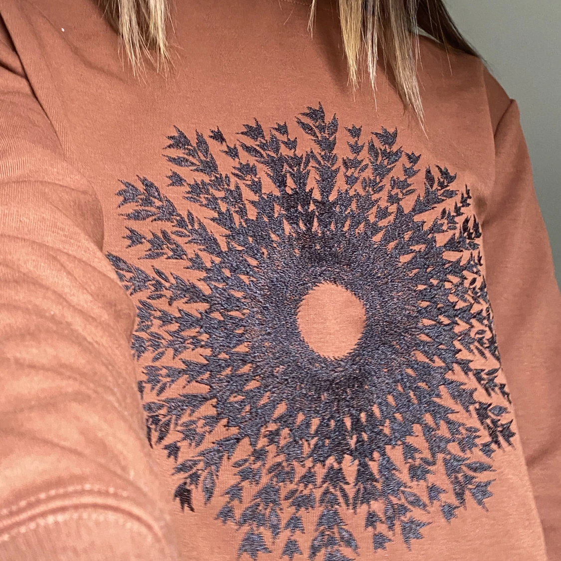 brun boho tröja - 91