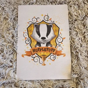 Hufflepuff bok - Jag har skrivit på 1 rad på första sidan